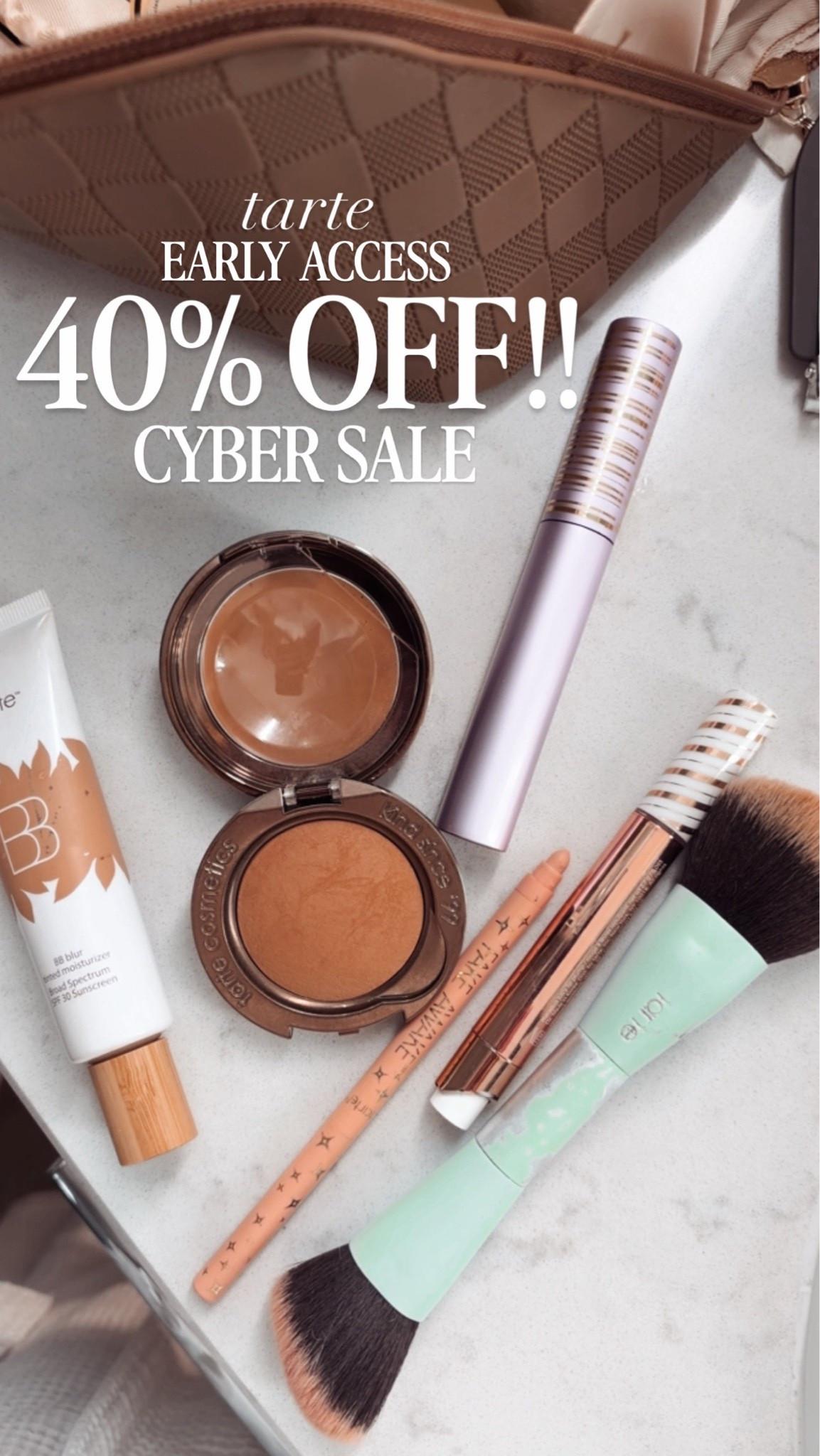 40% OFF Early Access to tarte cyber sale with code EARLYACCESS! @tartecosmetics #ad