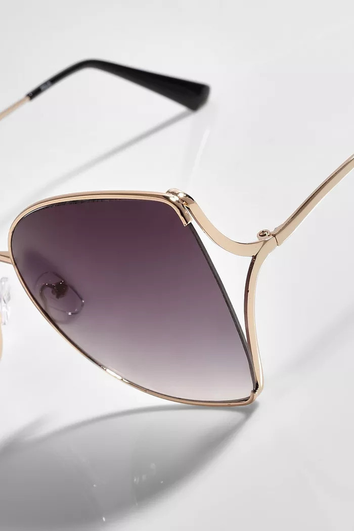 Openwork Edged Sunglasses | boohoo (US & Canada)
