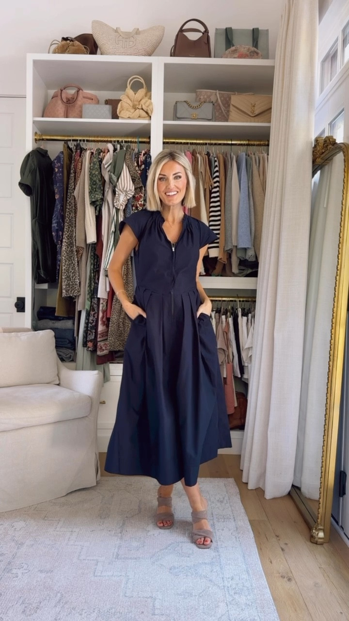 This navy midi dress is currently on sale for under $25! 👏🏼 I cannot get over this Walmart fall find! Such a cute fall dress & it also comes in a pretty brown! Wearing XS!

Loverly Grey, navy dress, midi dress, fall dress, family photos dress, fall workwear, game day dress, suede wedges, fall outfit 

#LTKSeasonal #LTKSaleAlert #LTKFindsUnder50