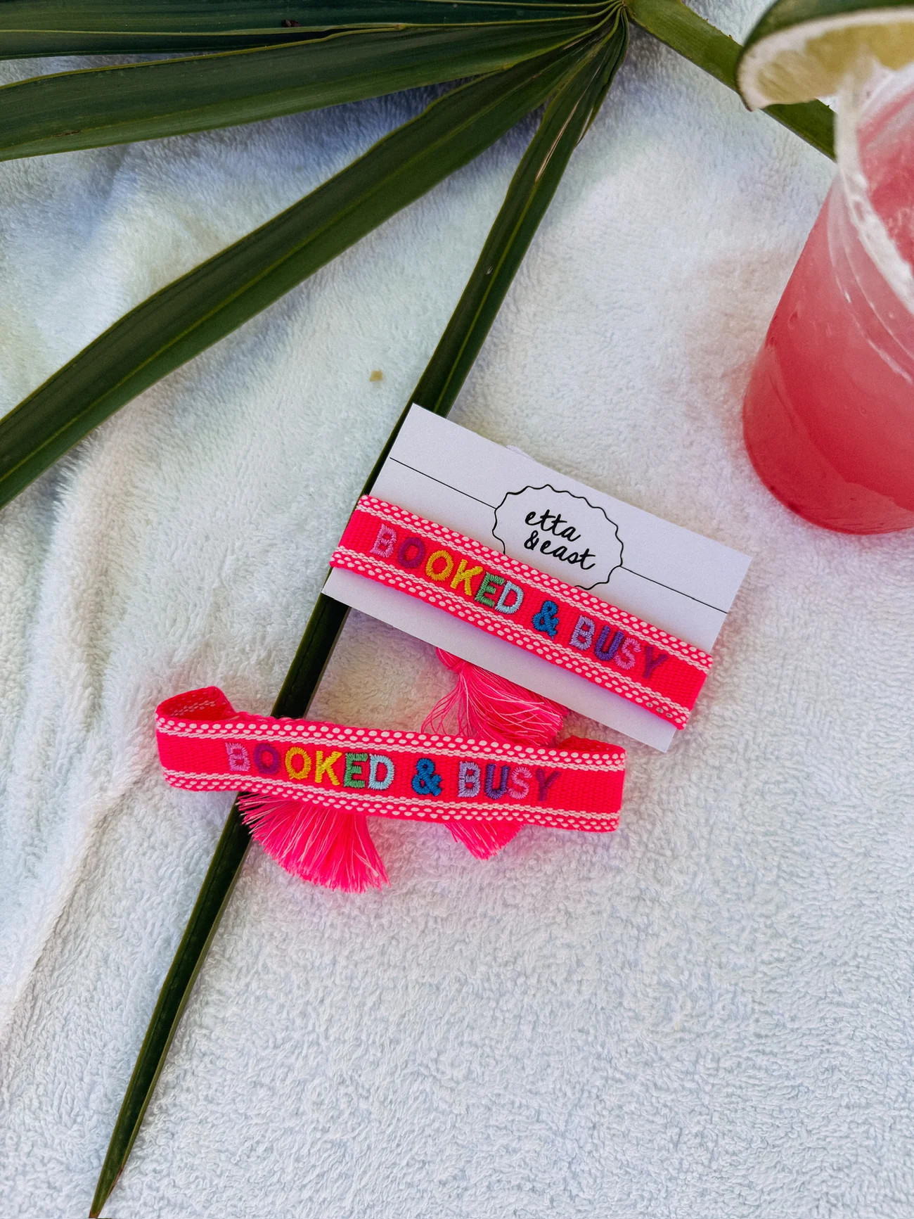 ETTA OG | booked & busy embroidered bracelet | Etta+East