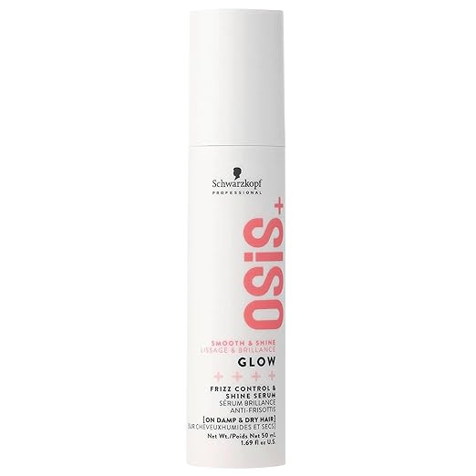 OSiS+ Glow Anti-Frizz Shine Serum 1.69 oz |Lightweight, Non-Greasy Formula | Heat Protection, Fri... | Amazon (US)