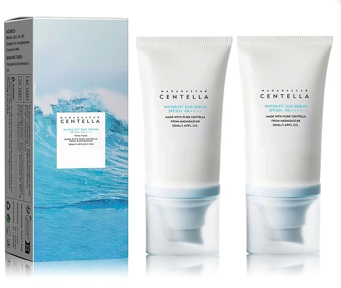 2PCS Sunscreen SPF 50, 𝐖𝐚𝐭𝐞𝐫-𝐟𝐢𝐭 Sun Serum, Skin Sunscreen,𝐶𝑒𝑛... | Amazon (US)