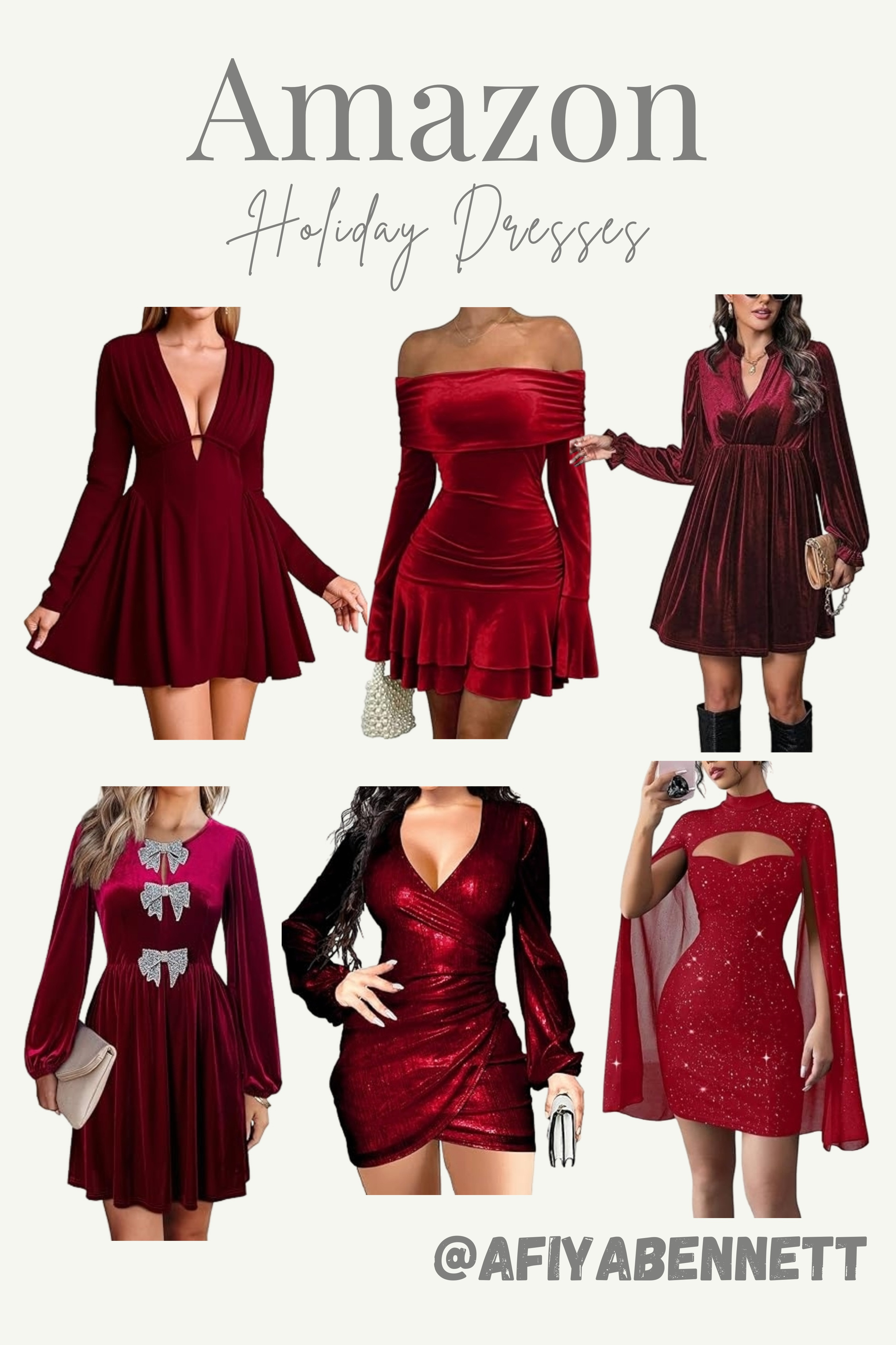 Your holiday wardrobe is sorted! My Amazon Holiday Dresses roundup is here, featuring stunning velvet, sequins, and chic sweater dresses all under budget. Find the perfect look for every party on your calendar! Tap to shop these festive and affordable finds! #AmazonFashion #HolidayDresses #PartyOutfit #FestiveStyle #AmazonFinds #OOTN #ShopTheLook #AffordableFashion 

 #LTKGiftGuide #LTKHoliday #LTKdayinmylife