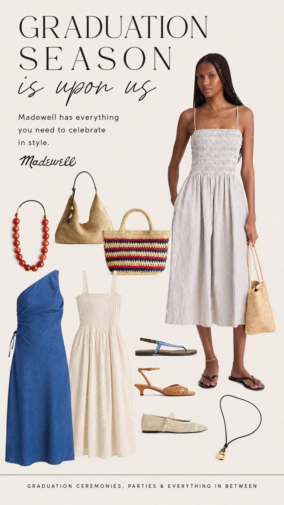 Graduation season is here 🤍 @Madewell  has so many perfect pieces for ceremonies, parties, dinners, and all the moments in between. Effortless, classic, and so easy to wear.✨

#LTKxMadewell #LTKmomlife #LTKootd