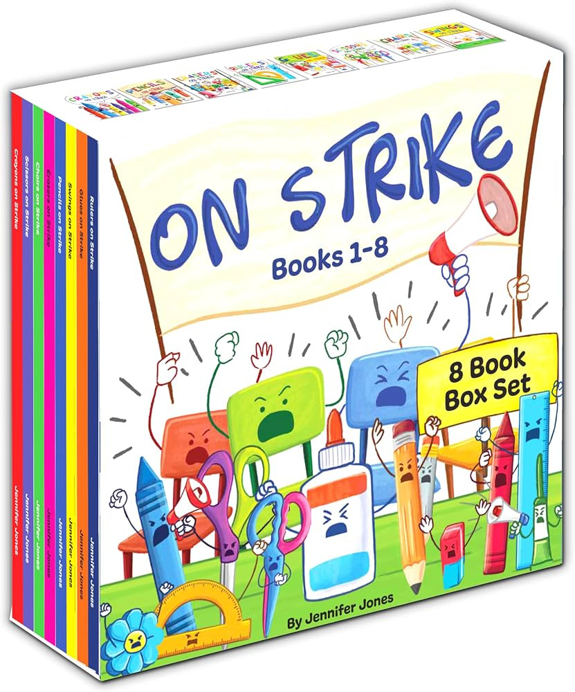 On Strike Box Set, Books 1-8: Pencils on Strike, Swings on Strike, Chairs on Strike, Glues On Str... | Amazon (US)