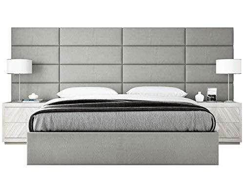 Vänt Upholstered Wall Panels - King/Cal King Size Wall Mounted Headboards - Vintage Leather Ligh... | Amazon (US)