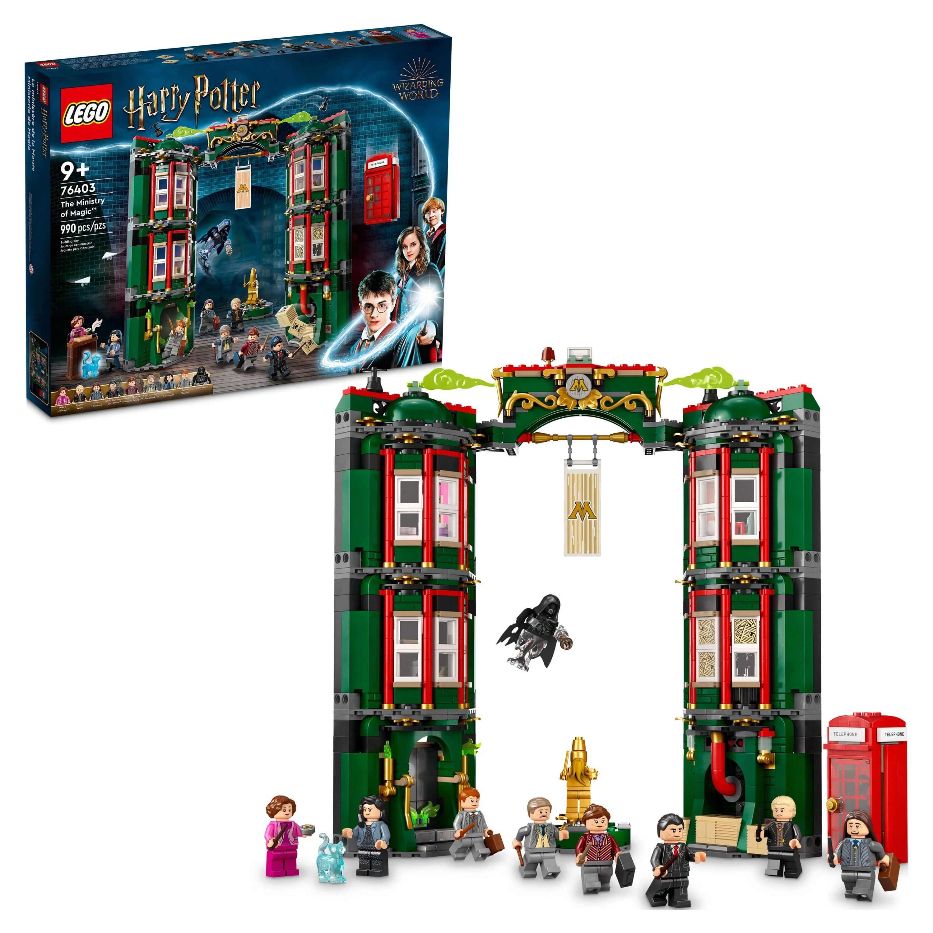 LEGO Harry Potter The Ministry of Magic 76403 Modular Model Building Toy with 12 Minifigures and ... | Walmart (US)