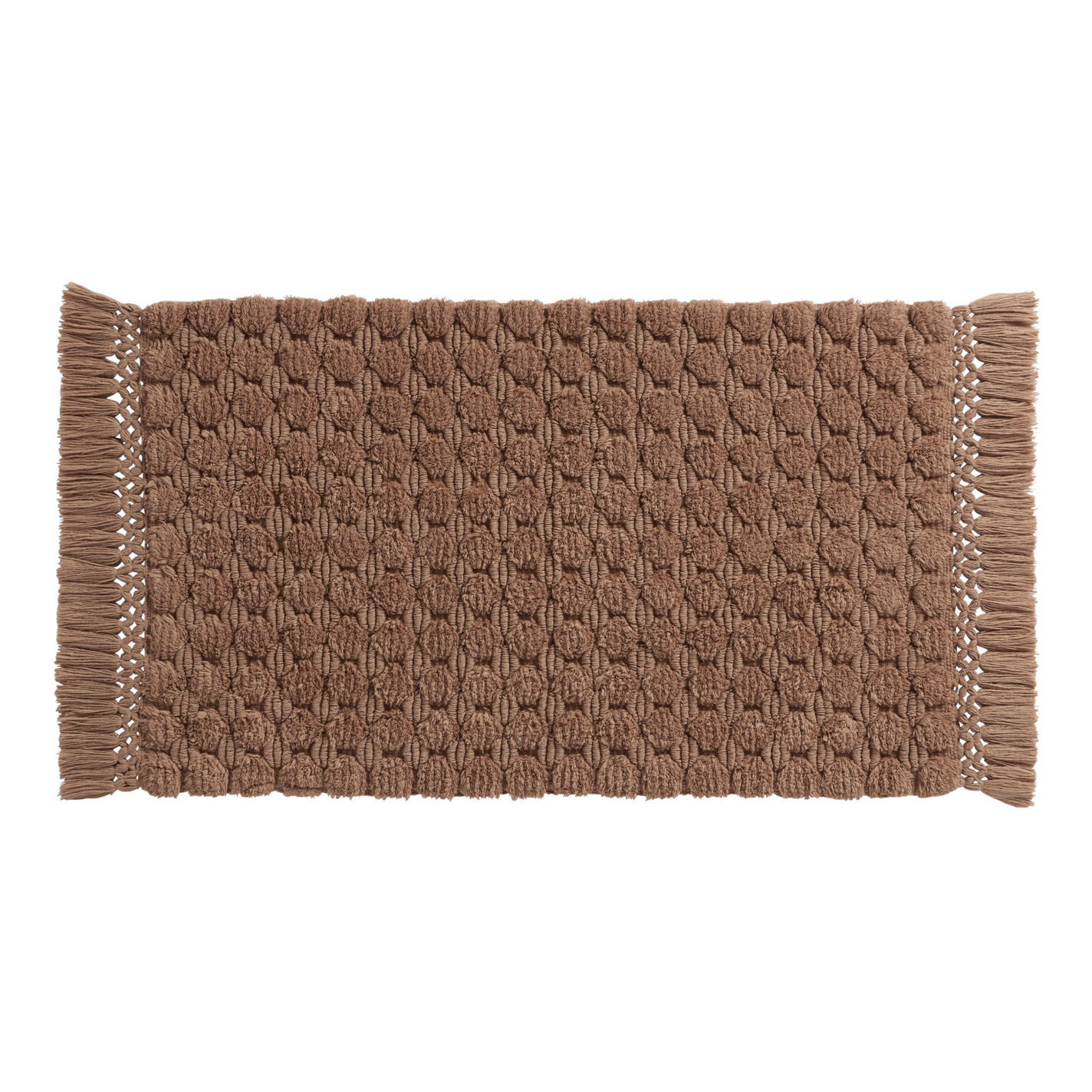 Sweater Woven Tassel Bath Mat | World Market