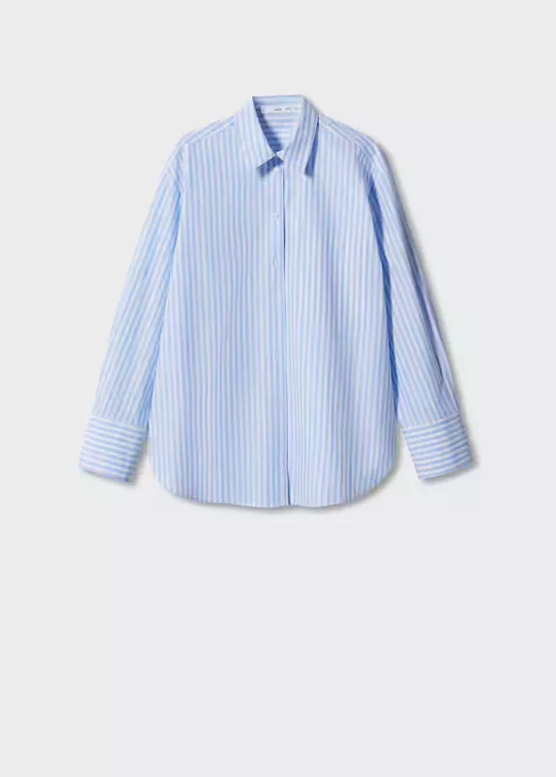 Navy Lui striped poplin shirt curated on LTK