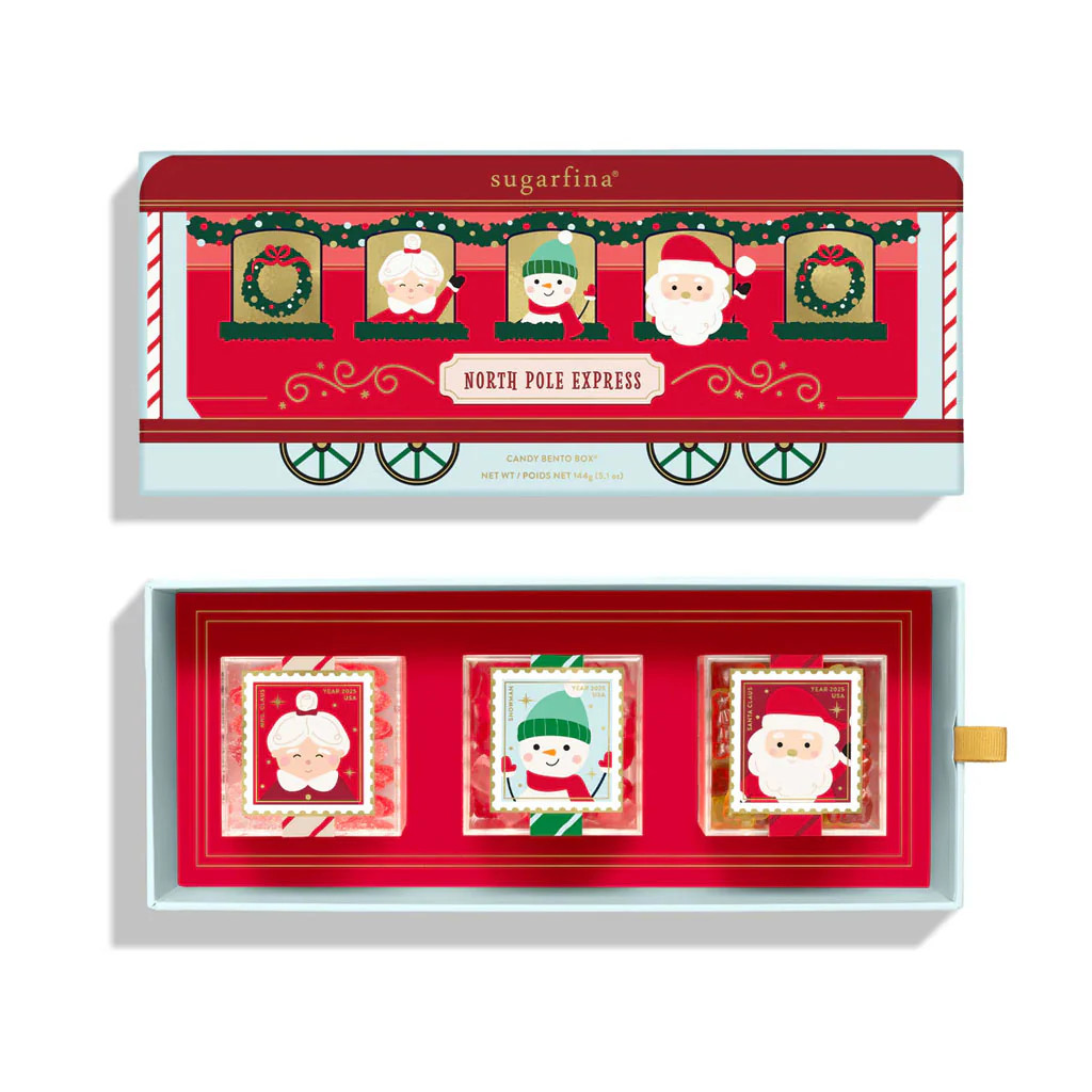North Pole Express 3-Piece Bento Box | Over The Moon