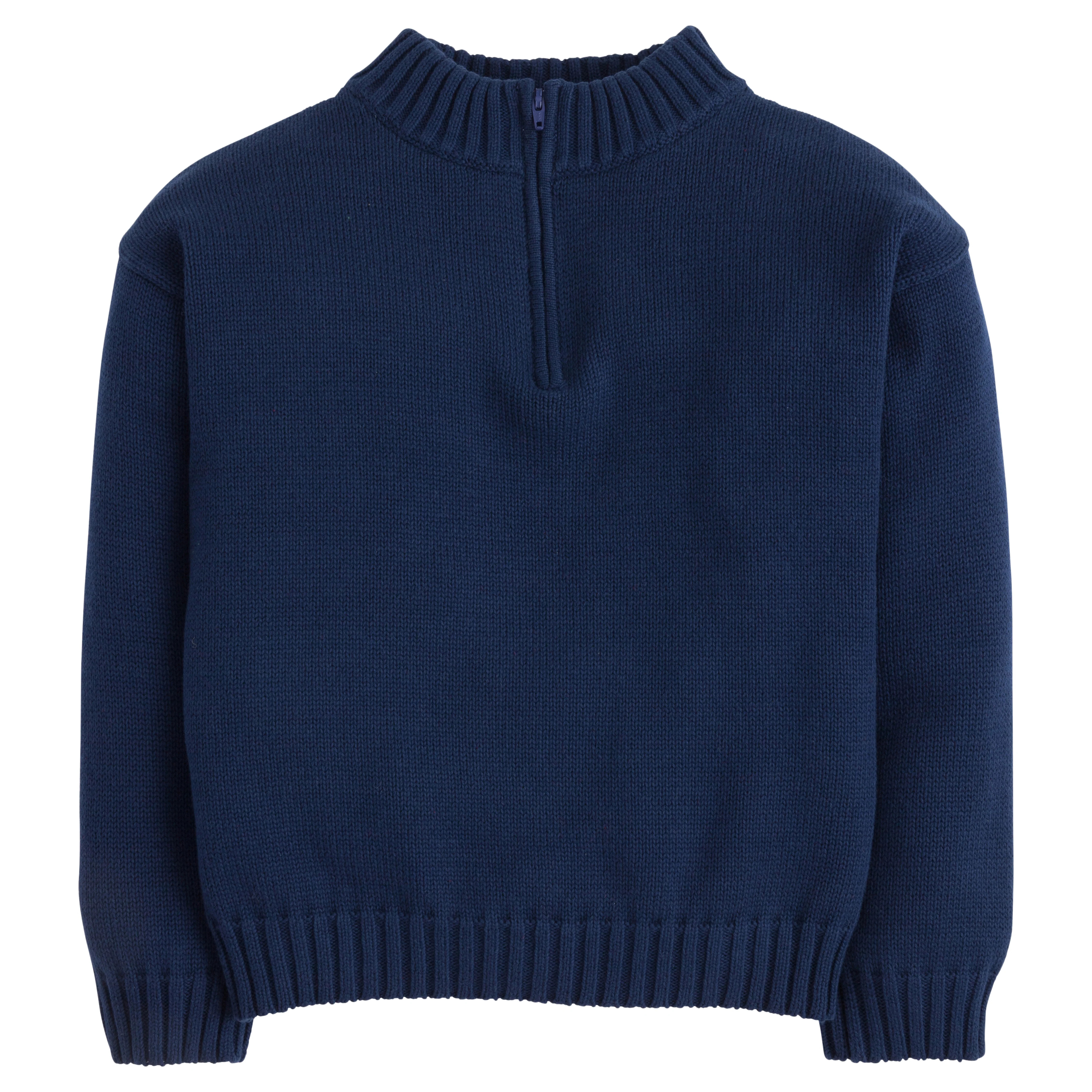 Boys Navy Pullover Sweater - Classic Clothing | Little English | Little English