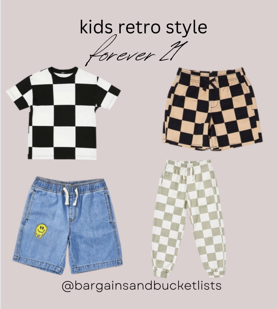 Kids retro style, gender neutral, boys clothing, boys fashion, forever 21, checkered 

#LTKstyletip #LTKunder50 #LTKkids