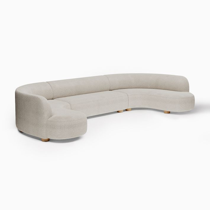 Laurent 3-Piece U-Shaped Sectional (168.5") | West Elm (US)