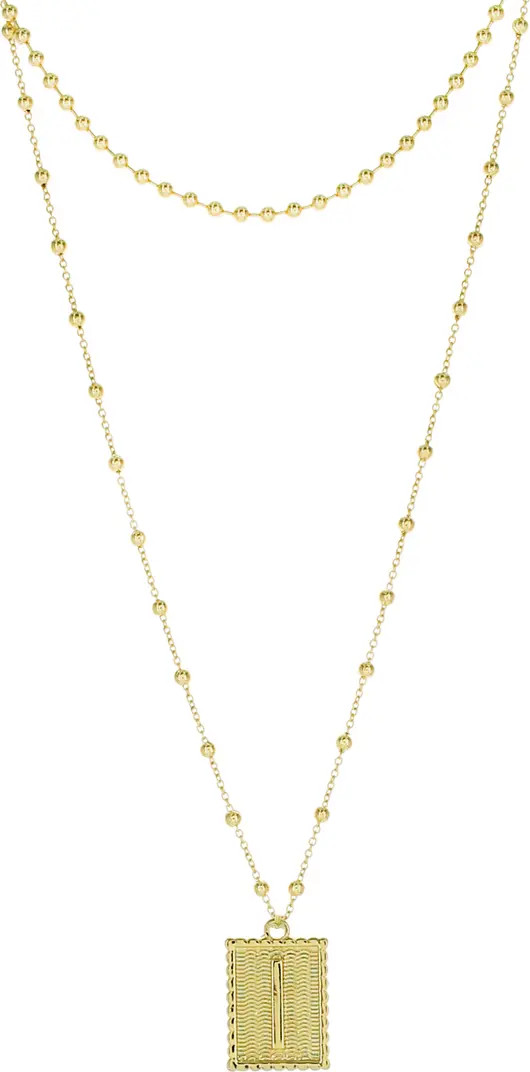Initial B Dot Layered Pendant Necklace | Nordstrom