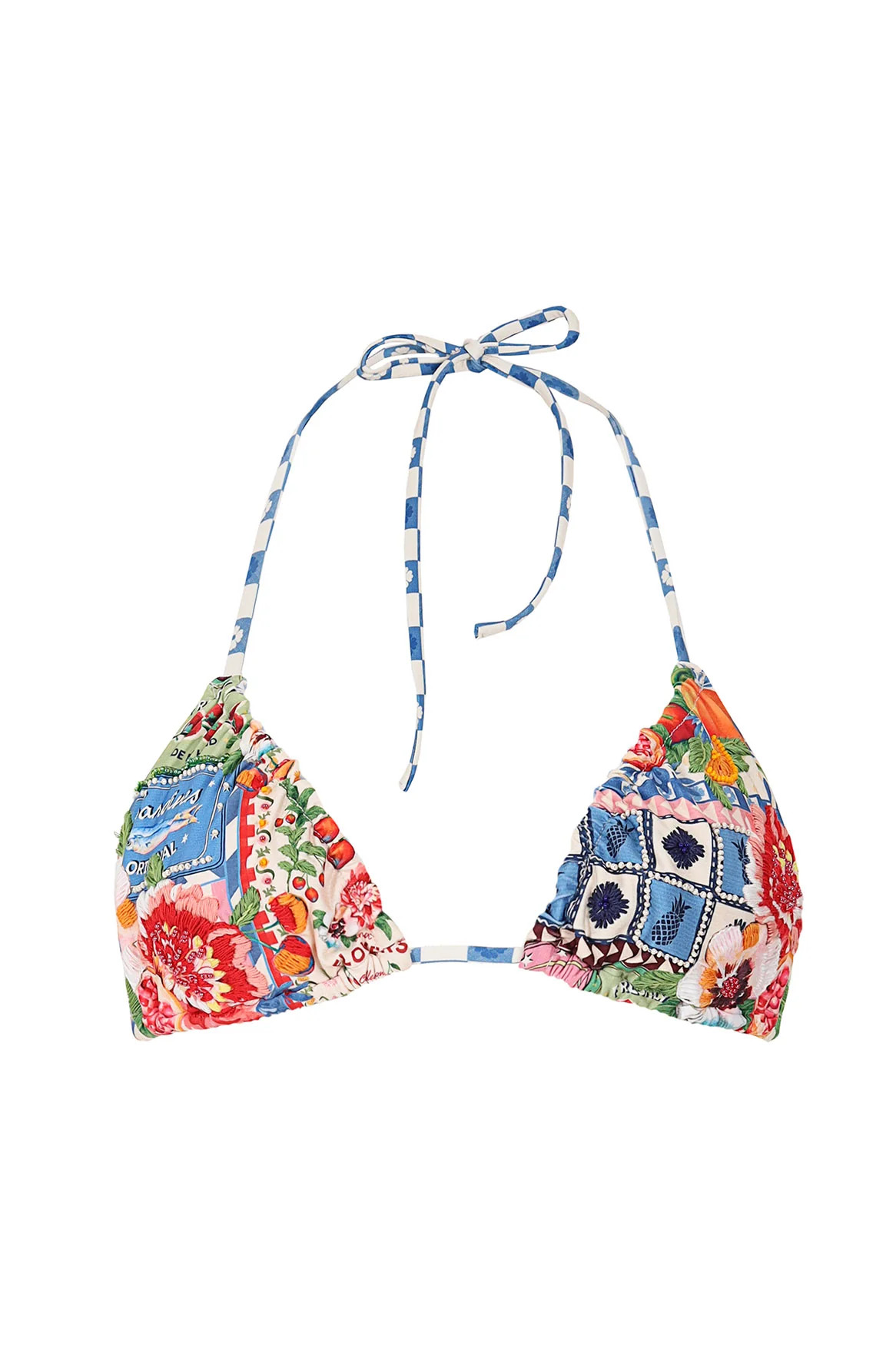 Valle Bikini Top in Multi | Over The Moon