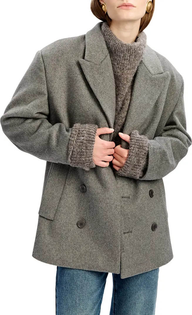 Bardot Hailey Oversize Double Breasted Blazer | Nordstrom | Nordstrom