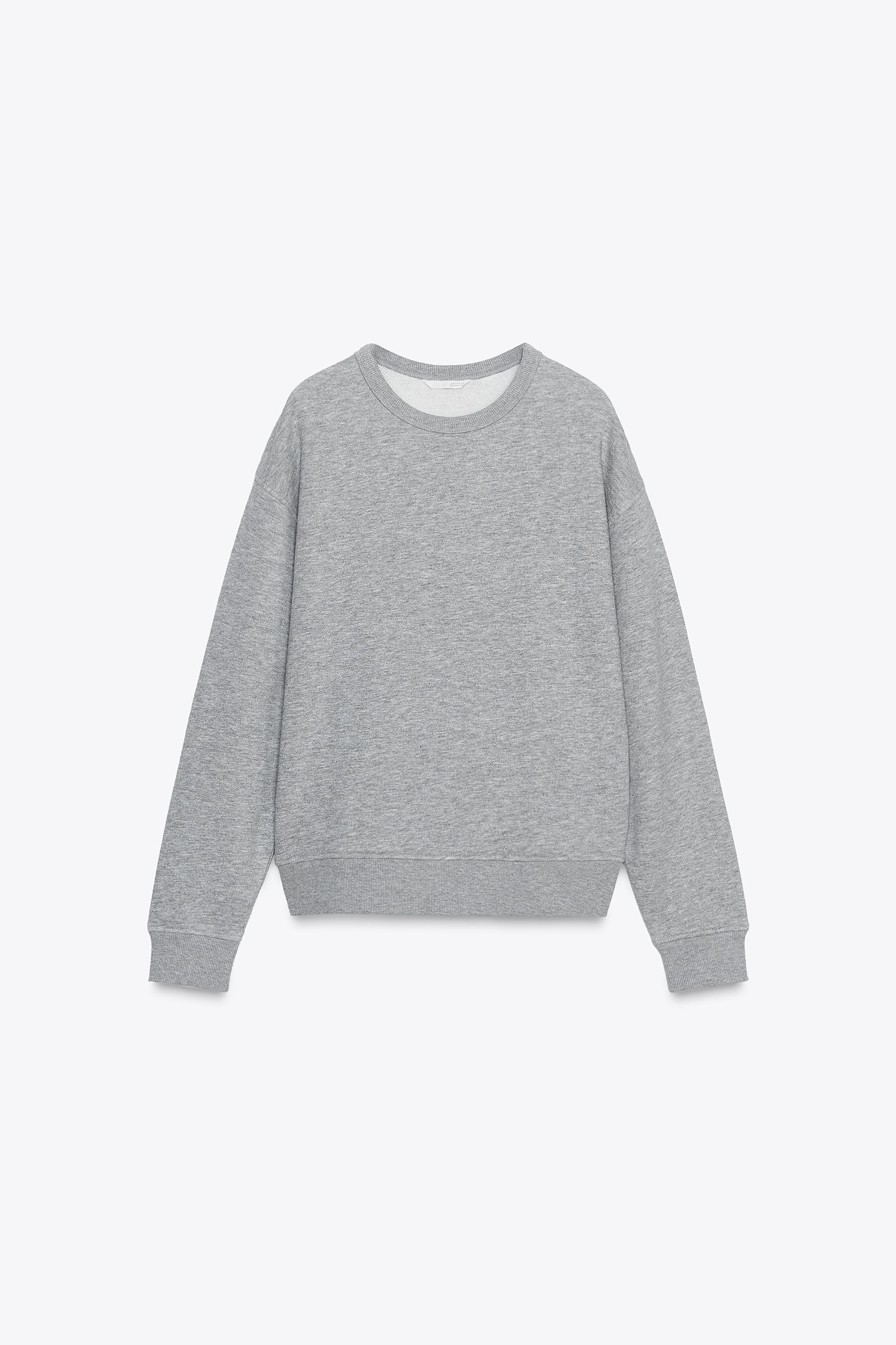 RUSTIC RIB SWEATSHIRT | Zara UK