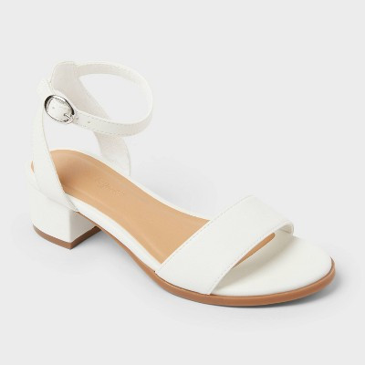 Kids' Shirley Dress Heels - Cat & Jack™ Cream 3 | Target