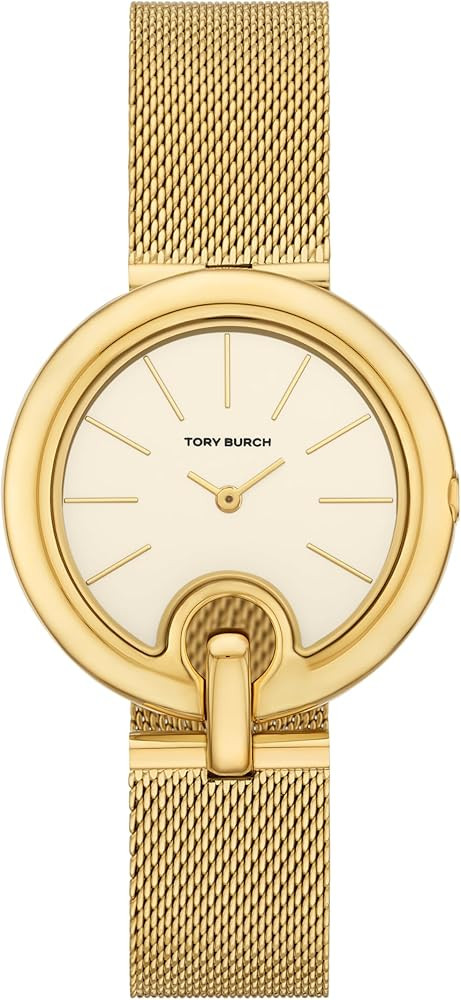Amazon.com: Tory Burch Women's Pierced Gold Stainless Steel Mesh Watch (Model: TBW7073) : Clothin... | Amazon (US)