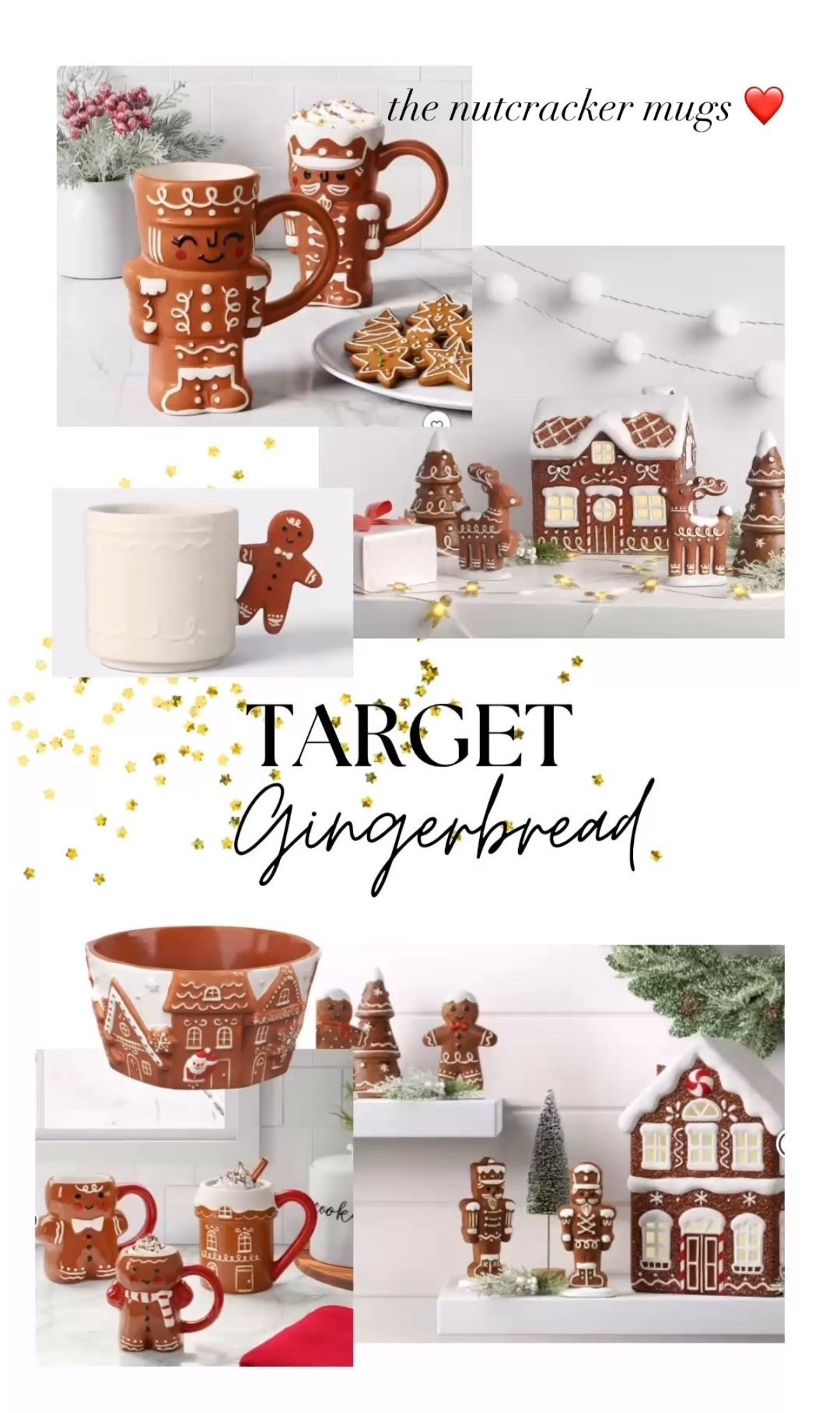 the cutest target Christmas decor! Love the gingerbread nutcracker mugs and all the cute seasonal decor ceramics ❤️ so fun for Christmas decorating! 

#LTKHoliday #LTKCyberWeek #LTKGiftGuide