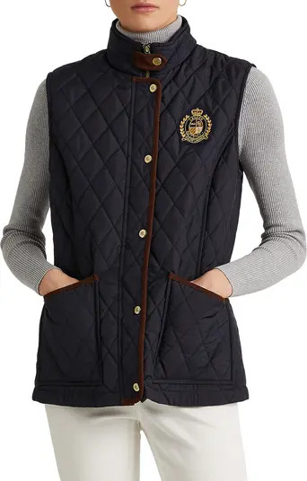 Lauren Ralph Lauren Quilted Crest Vest | Nordstrom | Nordstrom