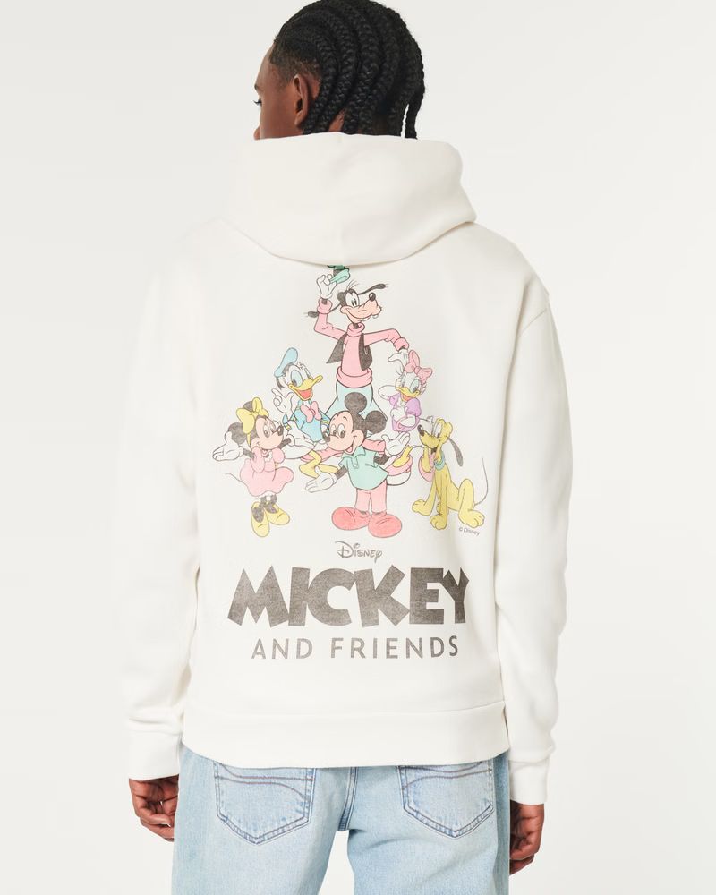 Relaxed Mickey Mouse and Friends Graphic Hoodie | Hollister (US)