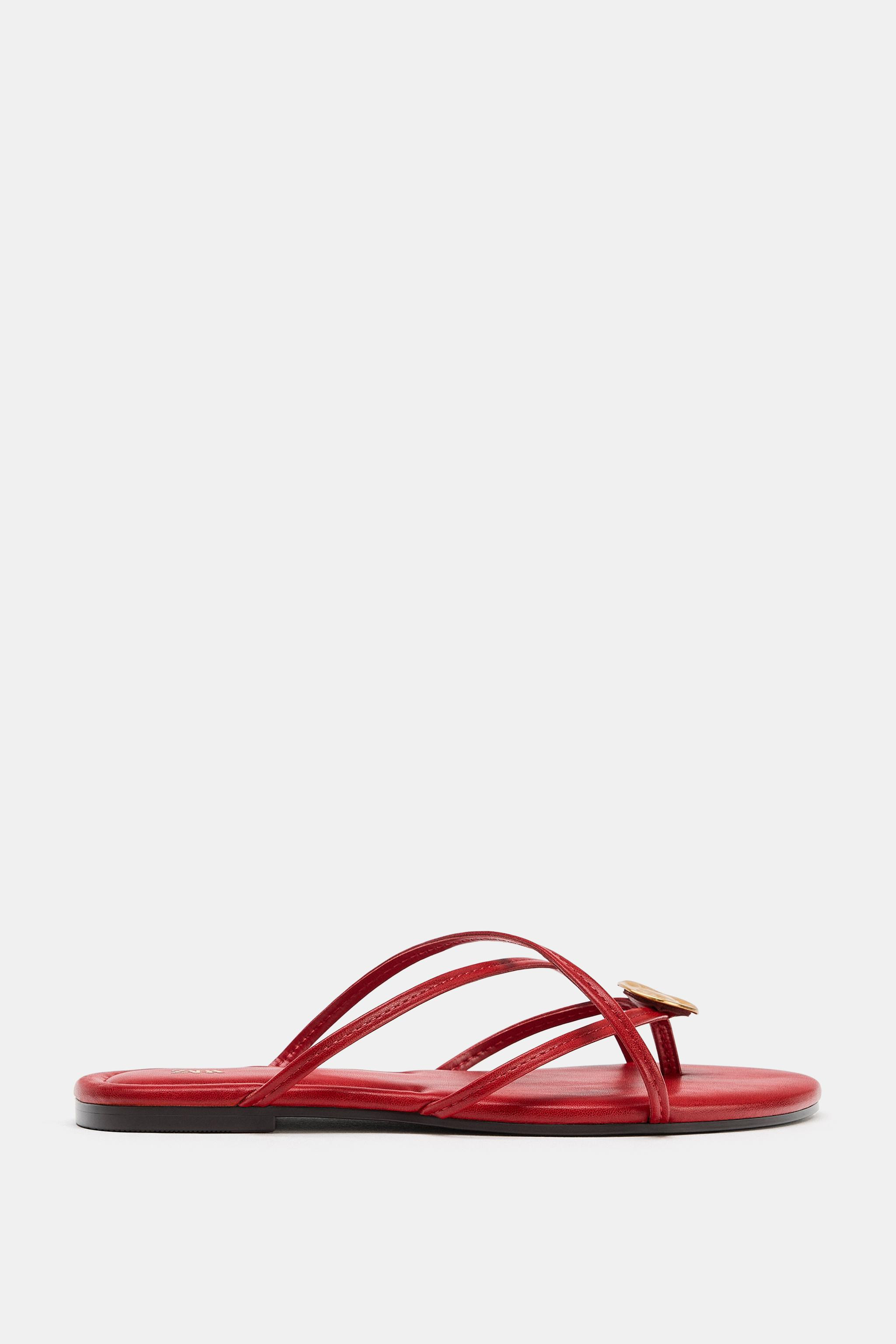 MULTI-STRAP FLAT SANDALS | Zara UK