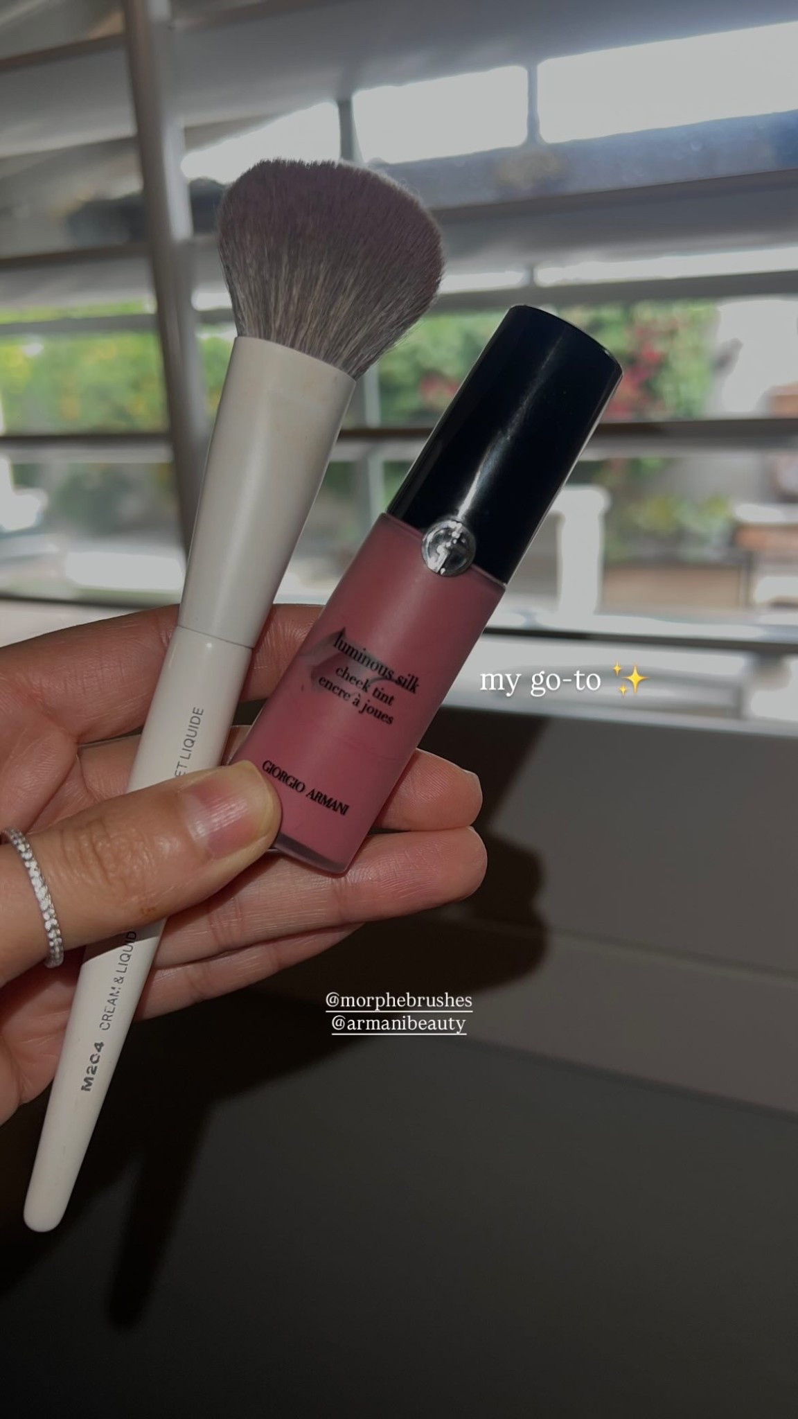 my go-to liquid blush ✨ @morphebrushes 
@armanibeauty

#LTKdayinmylife #LTKgrwm #LTKmorningroutine