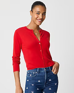 Classic cotton cardigan sweater | J.Crew Factory