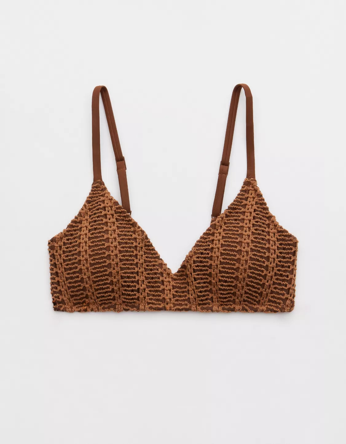 Aerie Cloudweave Crochet Voop Bikini Top | Aerie