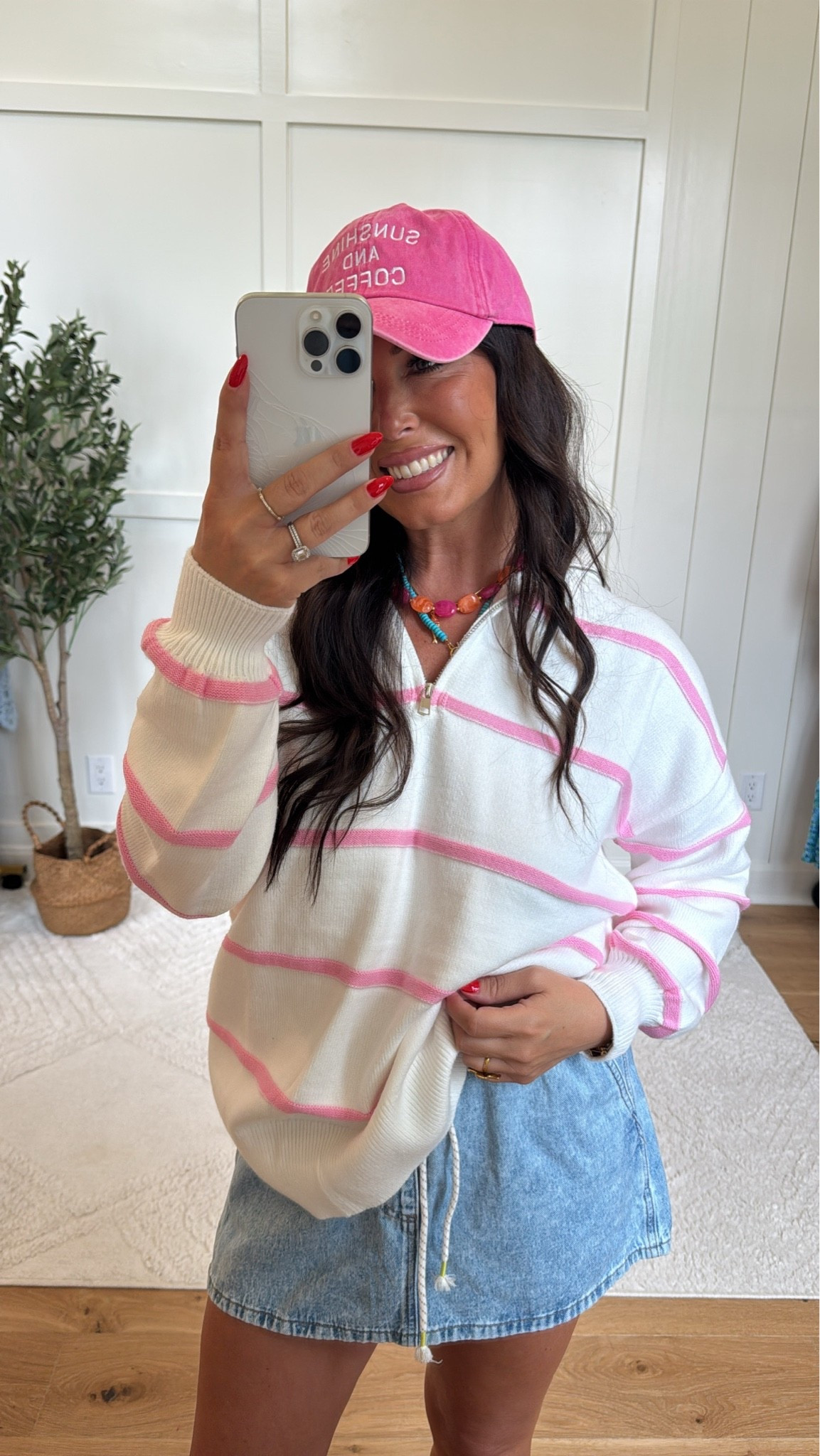My pullover is in a size large and these things are so soft and comfortable! Plus it’s 25% off right now

My denim skirt from target is also amazing a mini size small ￼

#LTKootd #LTKgrwm #LTKdayinmylife