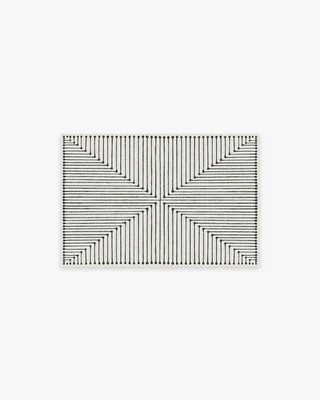 Inkdrop Black & Ivory Rug by Jonathan Adler | Ruggable | Ruggable