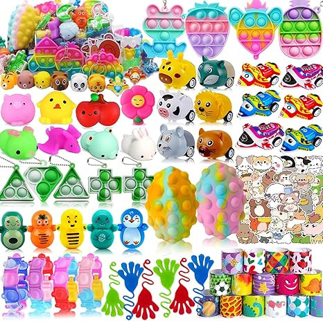 134 Pack Party Favors for Kids 3-5 4-8-12, Treasure Box Toys for Classroom Prizes, Pinata Filler,... | Amazon (US)