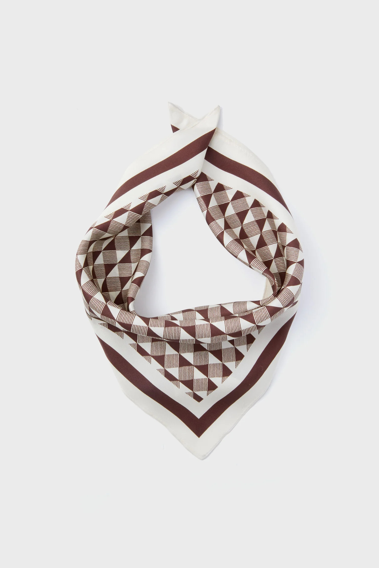 Birch Domino Silk Scarf | Tuckernuck (US)