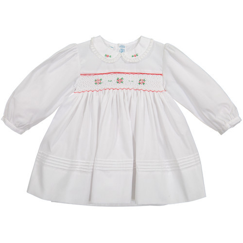 Long Sleeve Smocked Holiday Dress | Feltman Brothers