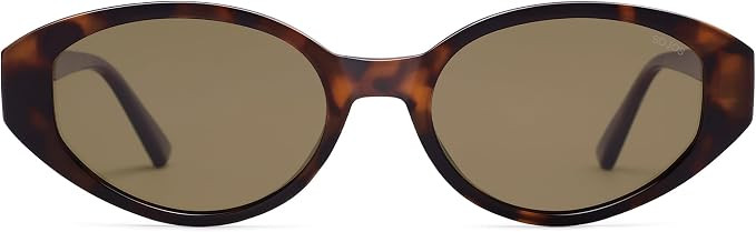 SOJOS Retro Oval Polarized Sunglasses for Women Chic Cat Eye Trendy Vintage Shades UV400 Protecti... | Amazon (US)