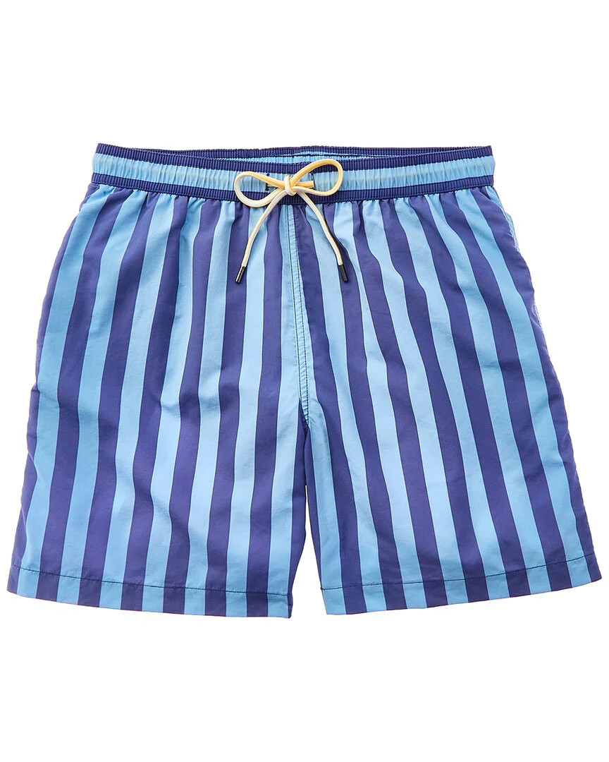 J. McLaughlin Regency Stripe Gibson Swim Trunk | Shop Simon