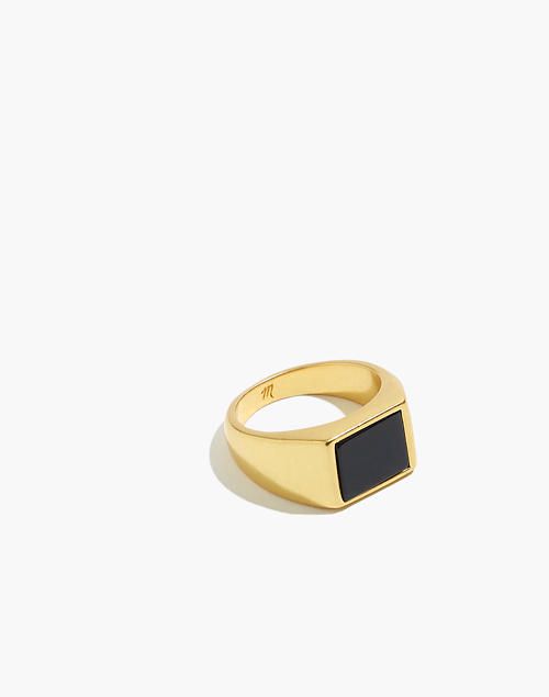 Nightstone Signet Ring | Madewell