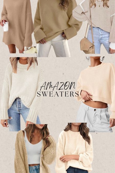 Amazon has the cutest neutral sweaters this season! #amazon #giftguide #winterfashion 

#LTKSeasonal #LTKGiftGuide #LTKstyletip