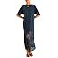 LOLONG Womens Short Sleeve Lace Patchwork Maxi Dress Summer 2026 Crew Neck Casual Long Dresses | Amazon (US)