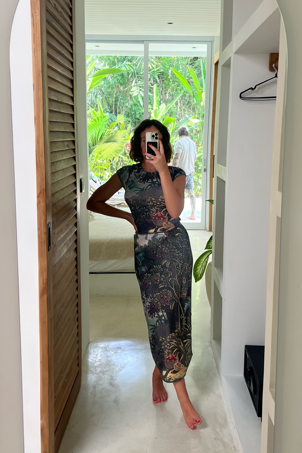 Bali print in Bali - perfect outfit for the vacay edit! True to size, wearing size s in both. Stretchy fabric so quite forgiving in sizing! 

#LTKaustralia #LTKtravel #LTKstyletip