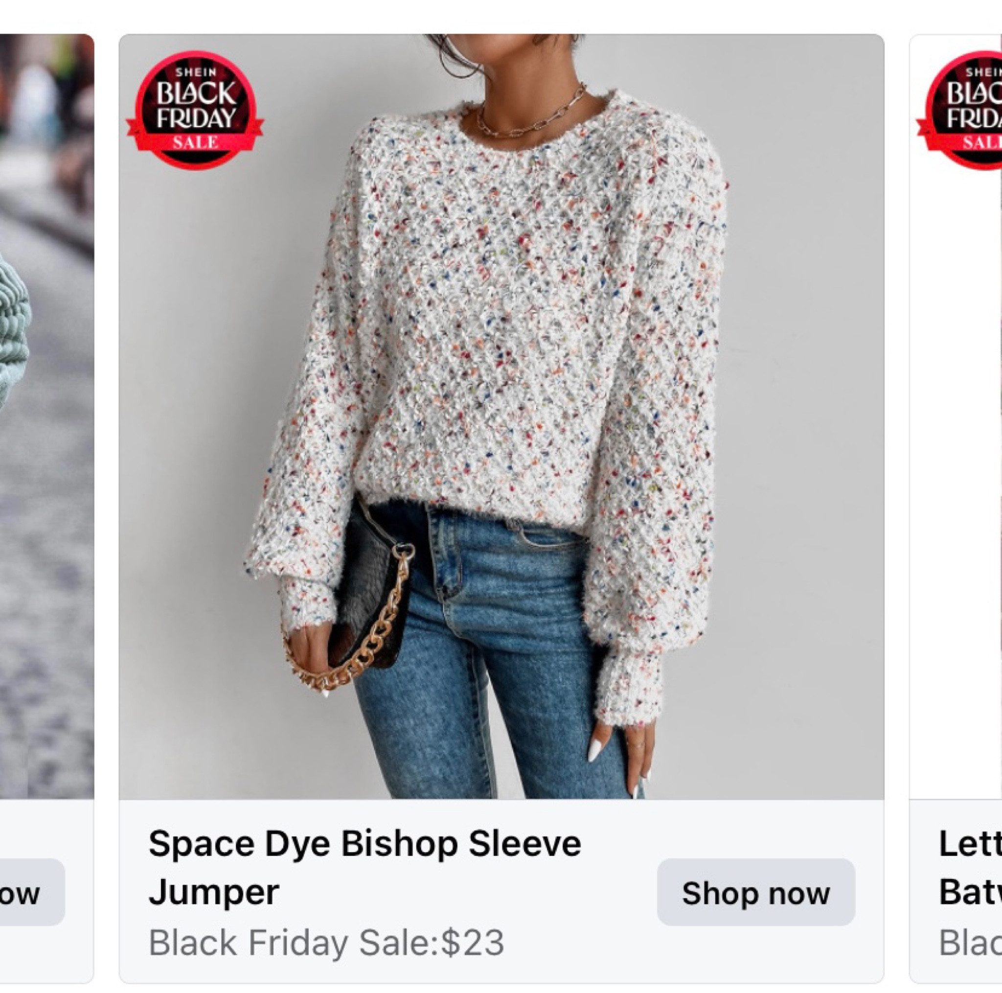 Rainbow sweater
Black Friday 

#LTKSeasonal #LTKunder50 #LTKsalealert
