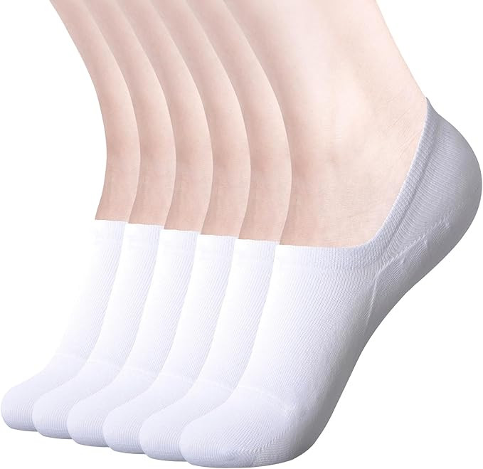 DIBAOLONG Womens No Show Socks Non Slip Flat Boat Line Low Cut Socks (6-12 Packs) | Amazon (US)