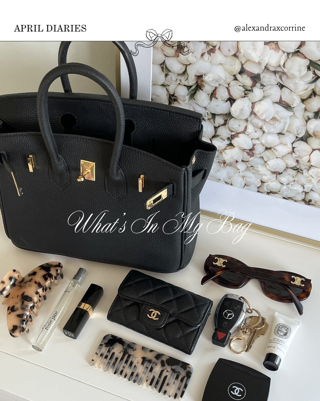 What’s in my bag 🦢 my everyday purse for spring & all of the essentials 🤍

#whatsinmybag #whatsinmypurse #luxuryaesthetic #chicliving #pinterestinspo 

[ what’s in my bag, what’s in my purse, purse essentials, birkin aesthetic, things I find incredibly chic, chic purse essentials, chic girl luxury aesthetic, Pinterest aesthetic ]

#LTKSeasonal