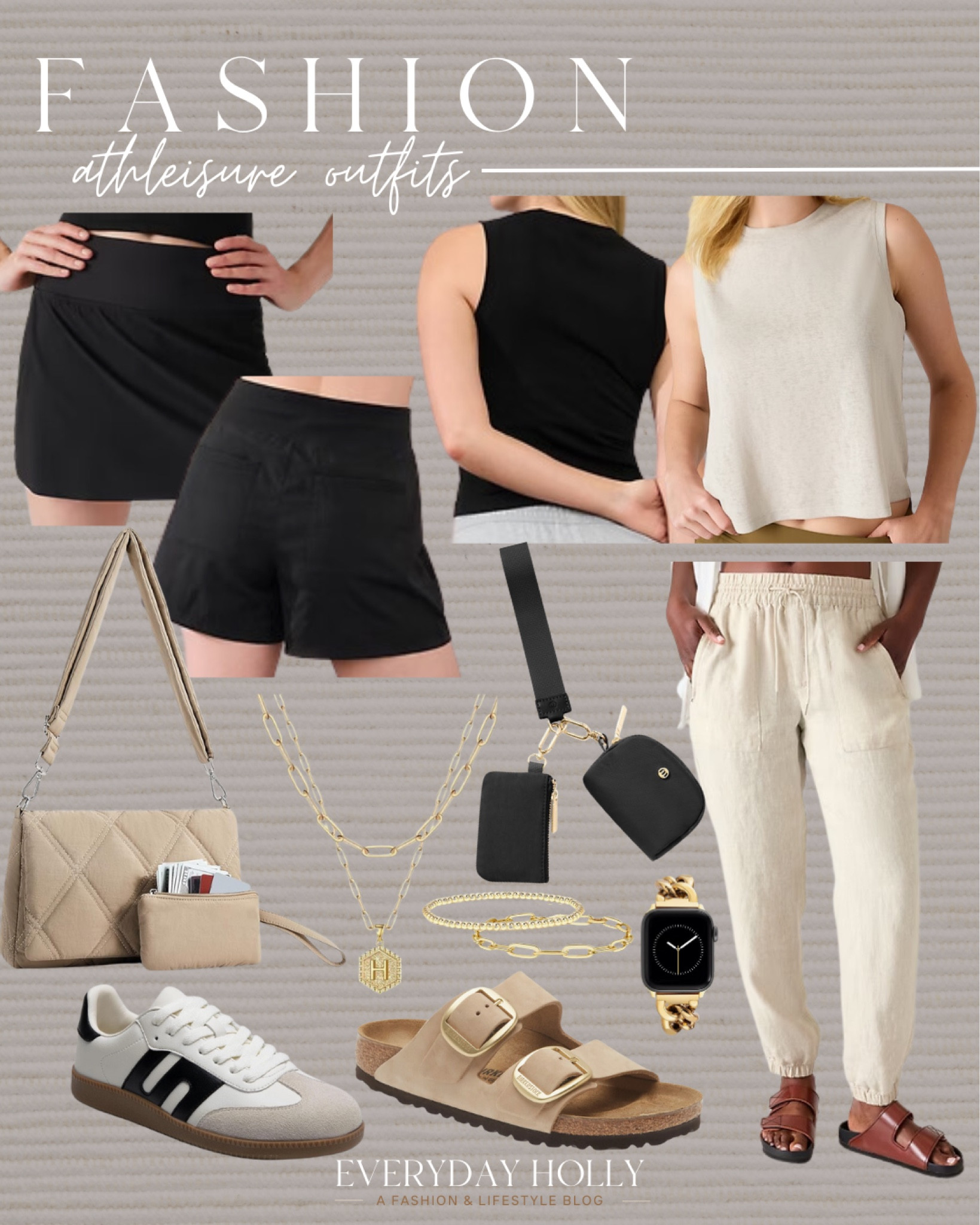 Athleisure Outfit Inspo

Athleisure  activewear  hiking outfit  loungewear  joggers  skort  sneakers  sandals  purse  gold jewelry  accessories  tank top  EverydayHolly

#LTKstyletip #LTKSeasonal #LTKfitness