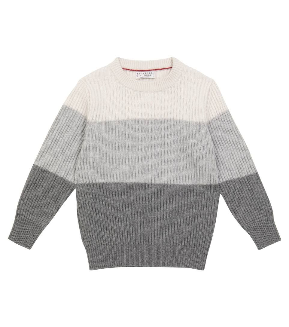 Colorblocked wool, cashmere and silk sweater | Mytheresa (UK)