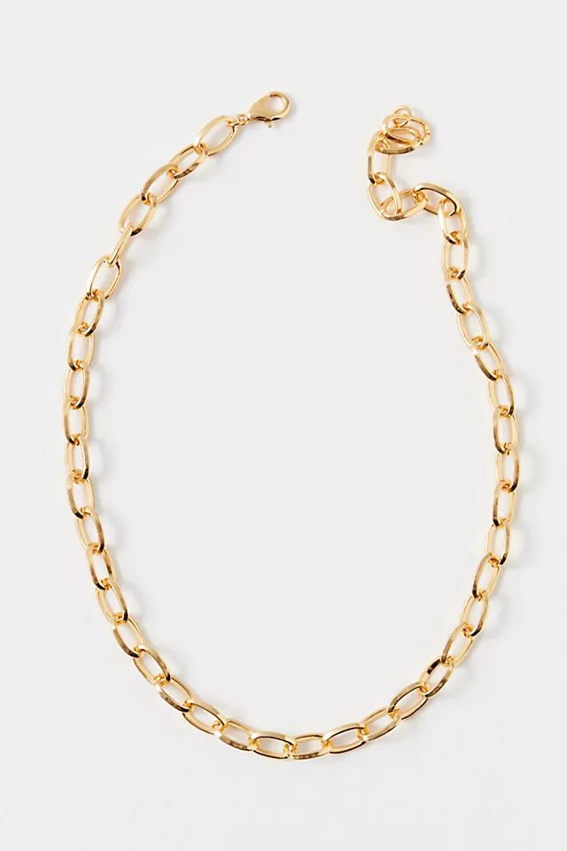 14k Gold Plated Classic Chain Necklace | Free People (Global - UK&FR Excluded)