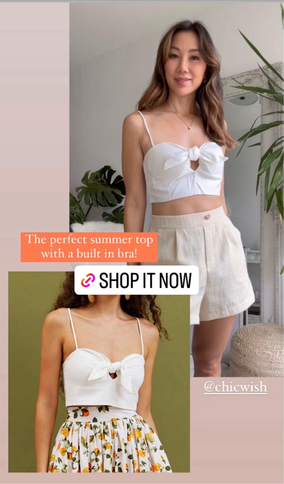 The perfect summer top with the built-in bra. Along with these old money shorts to dress up the look. This affordable summer outfit with pieces all under $50. 

#LTKSummerSales #LTKStyleTip #LTKFindsUnder50