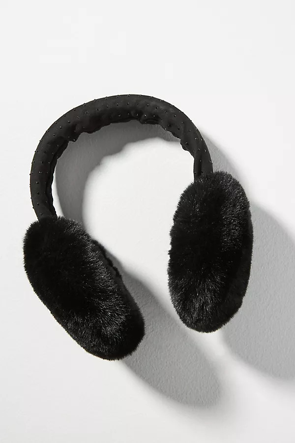 Studded Fuzzy Earmuffs | Anthropologie (US)