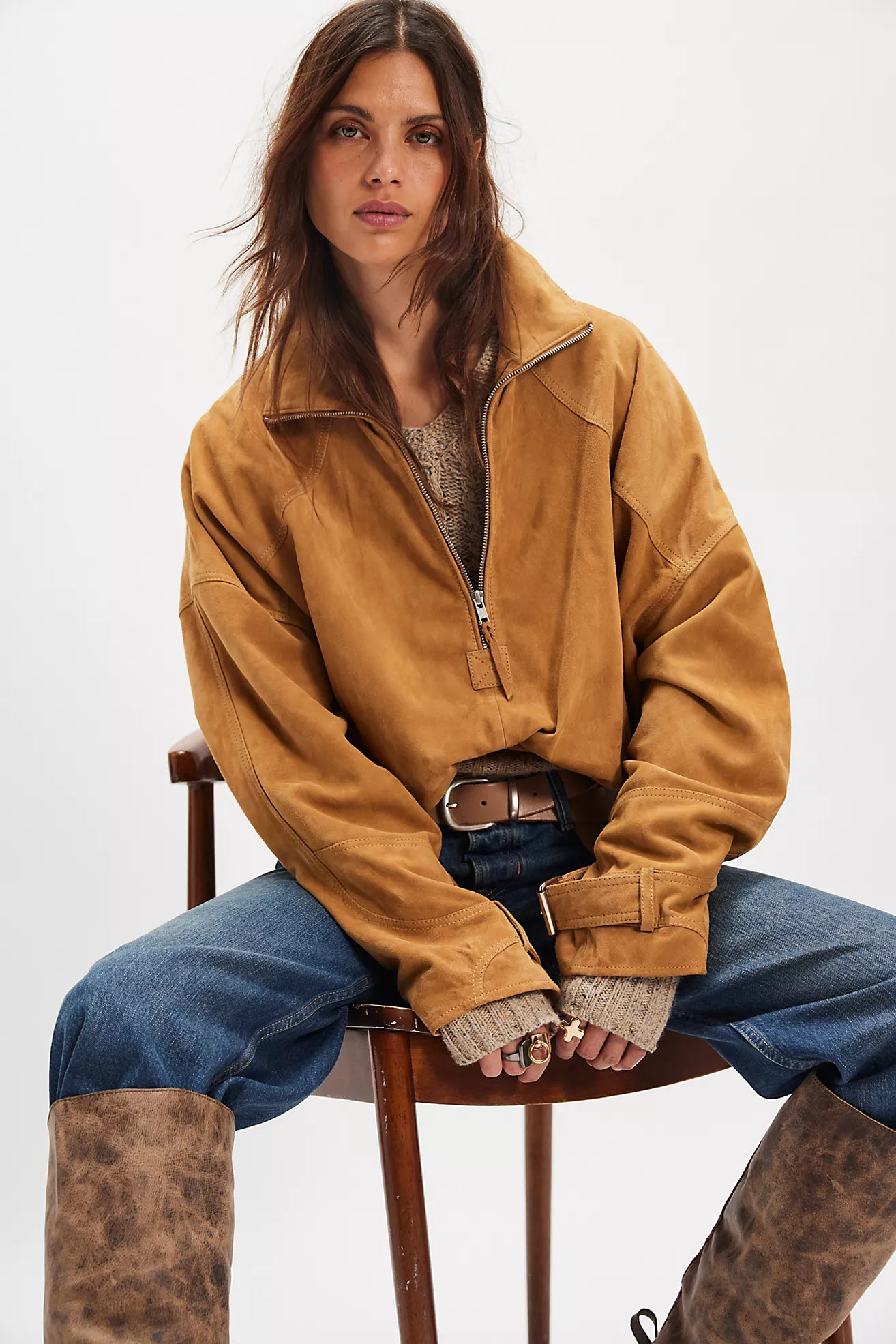 We The Free Sonny Suede Pullover | Free People (Global - UK&FR Excluded)